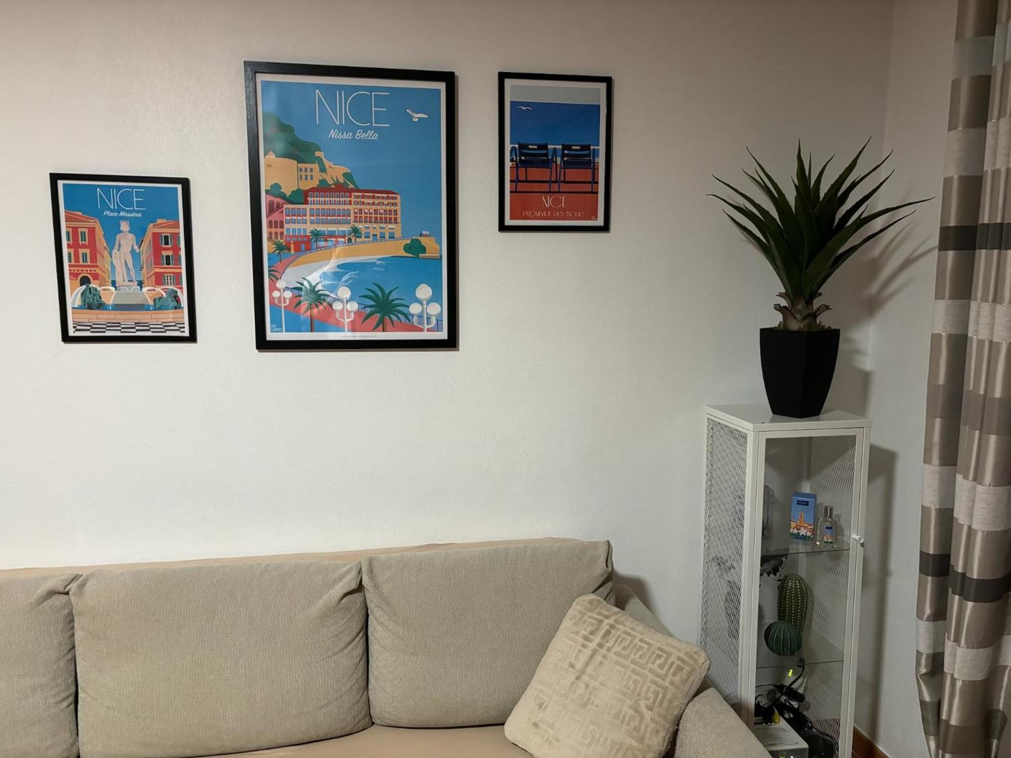 Appartement Relaxant Nice Bagian luar foto